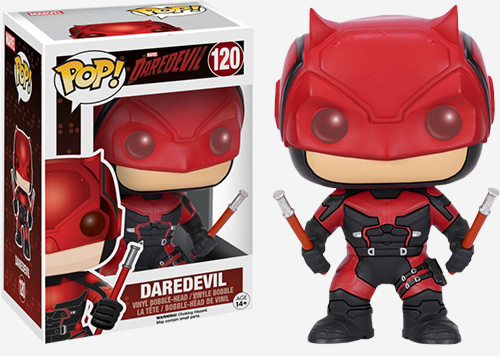Funko Pop regular de tamaño normal (Daredevil)