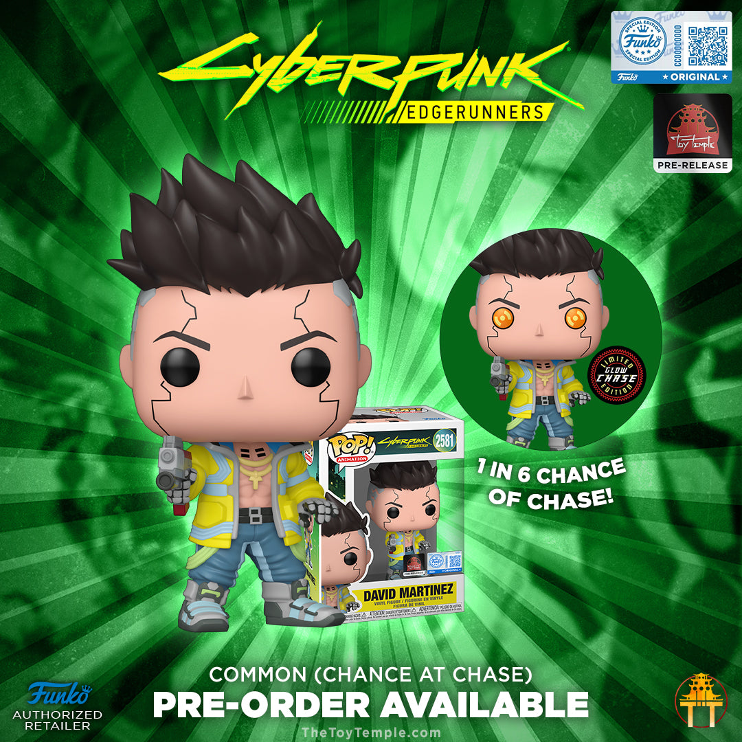 Funko Pop David Martinez #2581 Chase Glow ojos naranja Toy Temple 1 en 6 Funko Pop David Martinez #2581 Chase Glow ojos naranja Toy Temple 1 en 6
