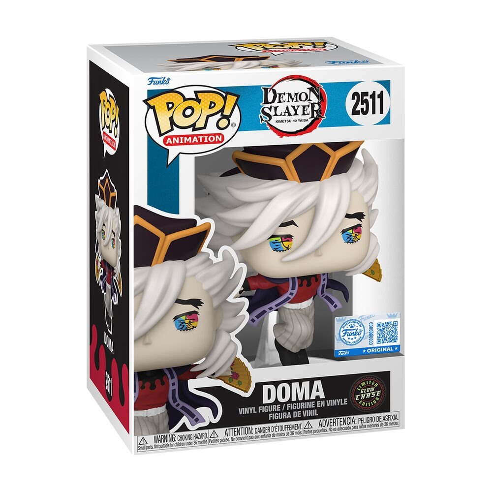 Funko Pop Doma #2511 Chase Glow caja Limited Glow Chase Edition Demon Slayer Funko Pop Doma #2511 Chase Glow caja Limited Glow Chase Edition Demon Slayer