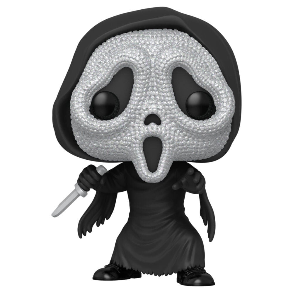 Funko Pop Ghost Face Bling Mask Glitter #2168 figura frontal sobre fondo blanco