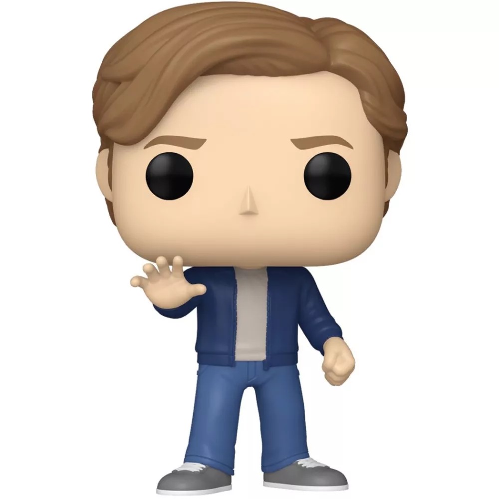Funko Pop Jack Kline #1983 Supernatural fuera de caja fondo blanco chaqueta azul Funko Pop Jack Kline #1983 Supernatural fuera de caja fondo blanco chaqueta azul