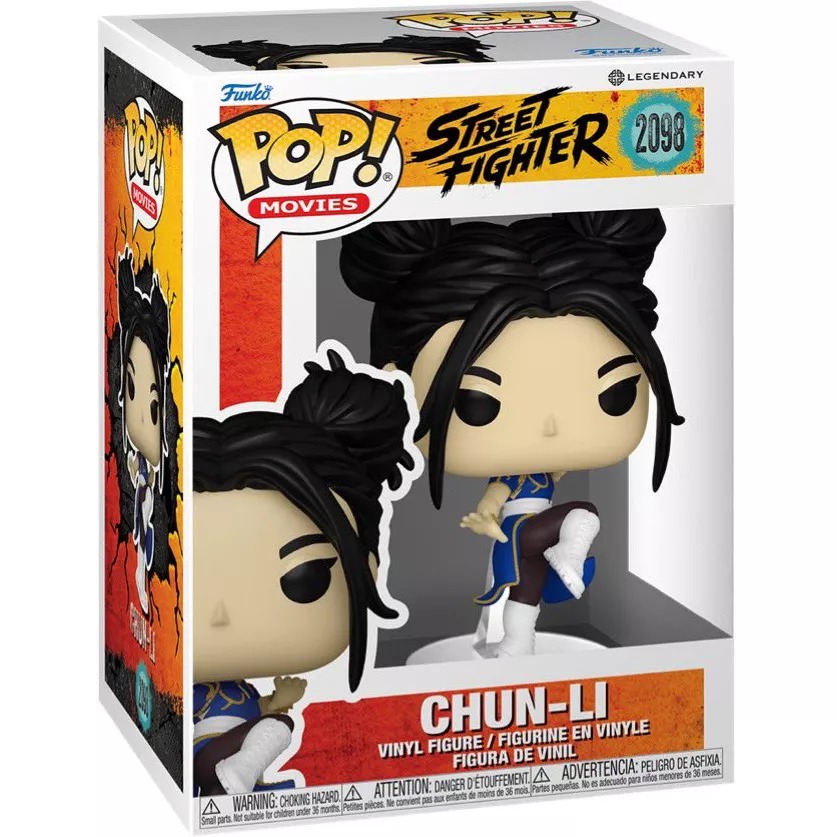 Funko Pop Chun-Li 2098 Street Fighter película en caja